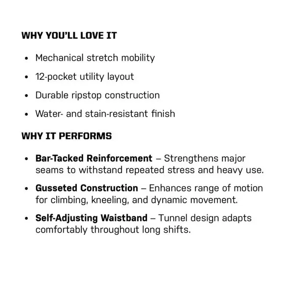 NWT 5.11 Tactical Stryke Pant Flex Tac Mens 42x30 Straight Fit Black 74369 - Picture 7 of 10